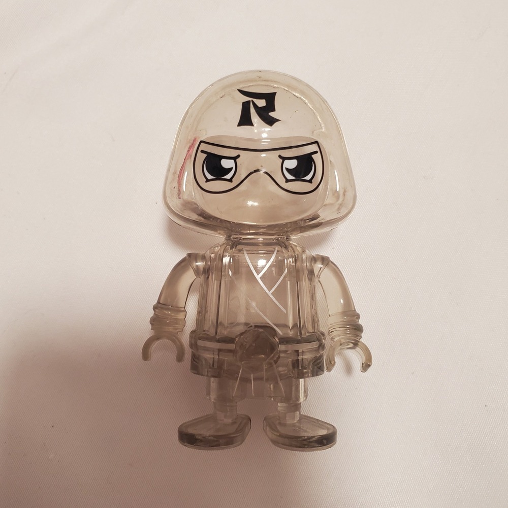 Ryans World Red Titan Ninja Figure Clear Smoke Translucent Action Toy